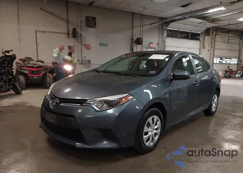 2014 Toyota Corolla L из США, поврежденный, VIN 2T1BURHE0EC195581